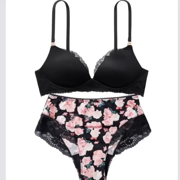 Victorias Secret Supersoft Body Maternity SET Nursing Wireless bra & Shortie New - Picture 8 of 12